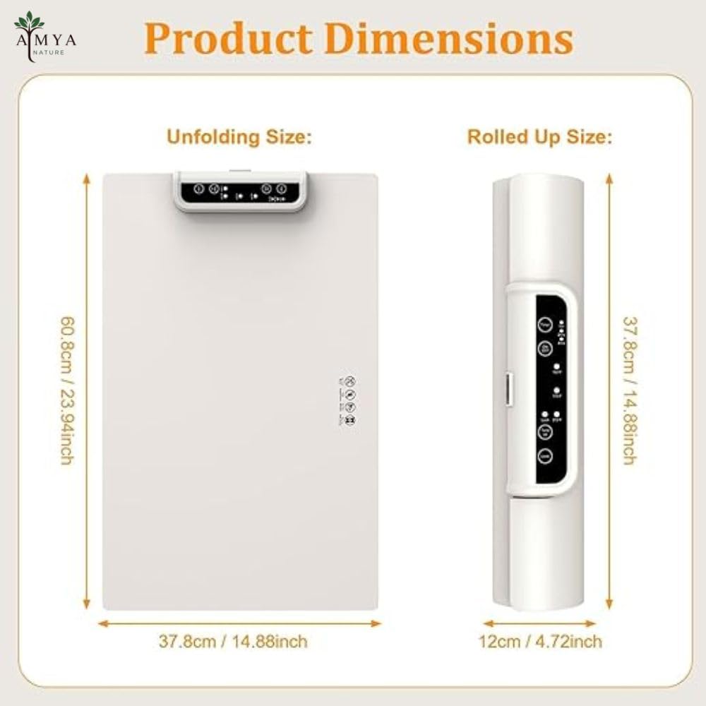 Electric Food Warming Mat | Foldable Smart Heating Tray for Dining Table