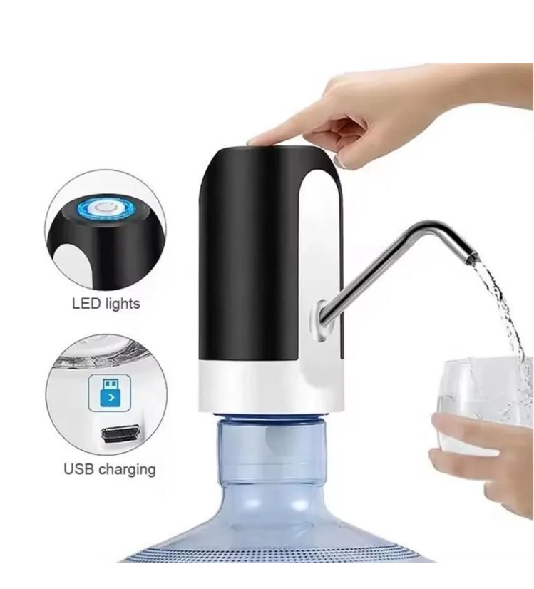 Electric Automatic Water Dispenser – Portable USB Rechargeable Universal Water Bottle Pump